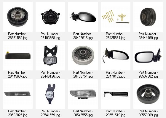 See this diagram of a 2007 Buick bumper assembly front